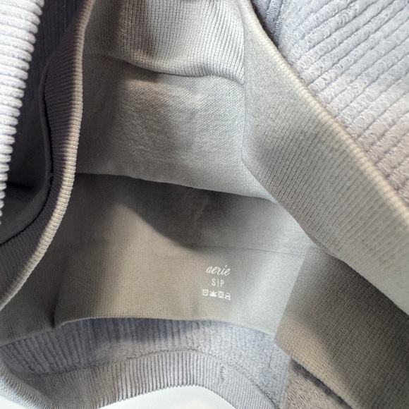 Aerie Ribbed Bra Grey - Picture 9 of 12